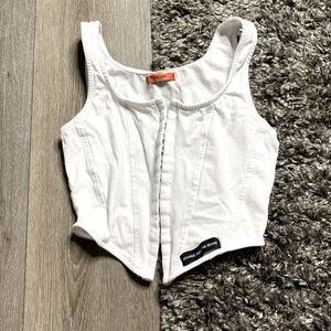 Orange Juice the brand corset top